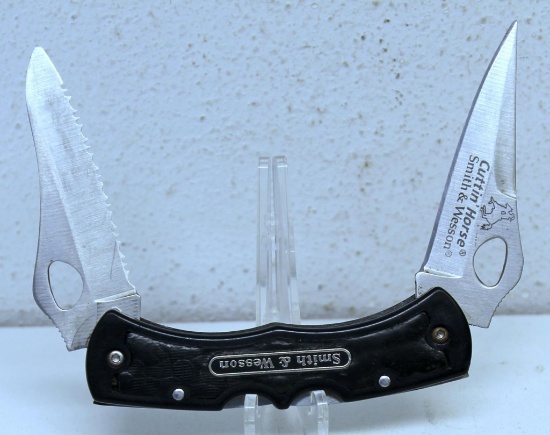 Smith and Wesson Cuttin' Horse 2 Blade Pocket Knife...