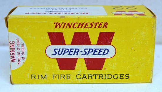 Full Vintage Brick Winchester Super-Speed .22 LR Cartridges Ammunition...