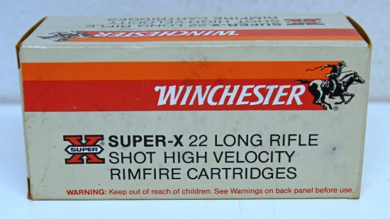 Full Box Winchester Super-X .22 LR No. 12 Shot Cartridges Ammunition...