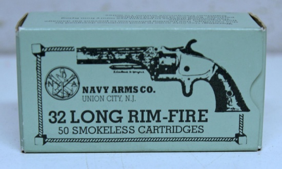 Full Box Navy Arms .32 Long Rim Fire Cartridges Ammunition...