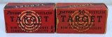 2 Different Full Vintage Boxes Peters Target .22 LR Cartridges Ammunition...