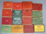 16 Different Full Boxes of Primers for Reloading...