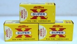 3 Full Vintage Boxes Western Super-X .22 LR No. 12 Shot Cartridges Ammunition...