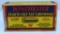 Full Vintage Box Winchester .32 Auto Colt, 7.65 mm Browning Cartridges Ammunition - 1 end of box