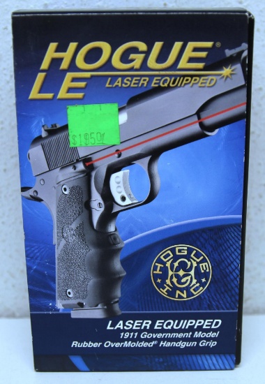 New Hogue Laser Equipped 1911 Gov't Model Handgun Grips with Laser...