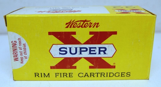 Full Vintage Brick of 500 Western Super X .22 LR Cartridges Ammunition...