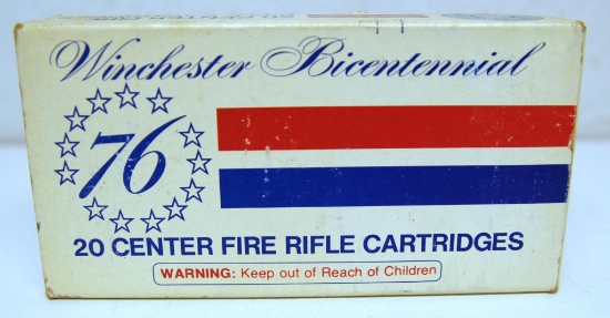 Full Box Winchester Bicentennial '76 .30-30 150 gr. SilverTip Cartridges Ammunition...