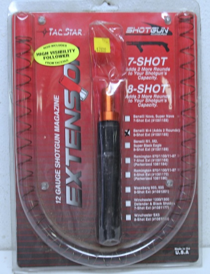 Tac Star 12 Ga. Shotgun Magazine Extension for Benelli M-4...