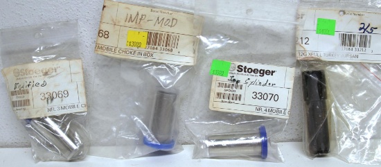 4 New Stoeger 12 Ga. Shotgun Choke Tubes - Improved Modified, Modified, Improved Cylinder, Full