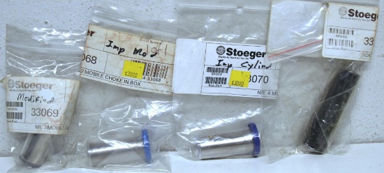 4 New Stoeger 12 Ga. Shotgun Choke Tubes - Modified, Improved Modified, Improved Cylinder, Full