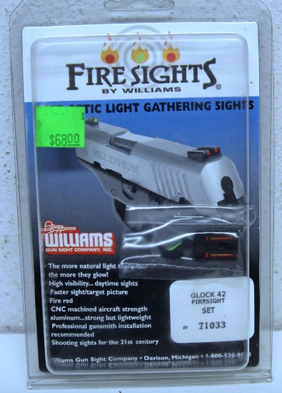 New Williams Fire Sights for Glock Model 42...