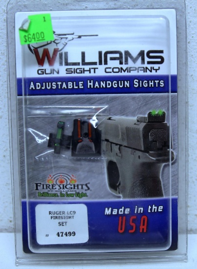 New Williams Fire Sights for Ruger LC9...