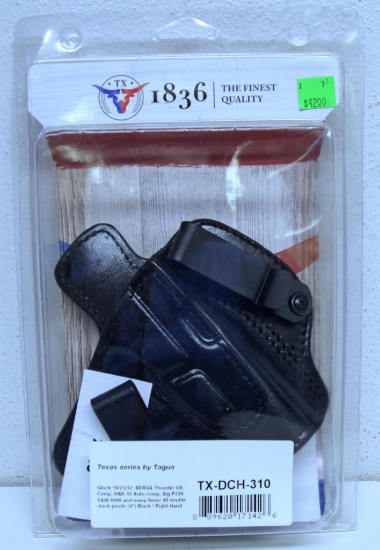 New Tagua 1836 Texas Series Leather Holster for...Glock 19/23/32, Bersa Thunder Ult. Comp., H&K .45