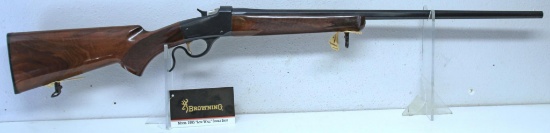 Browning Model 1885 .22 Hornet Lever Break Single Shot Rifle, New in Box 24" Barrel SN#04829 NV 2L7.