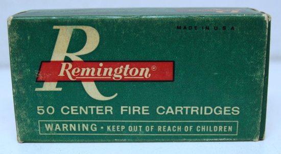 Full Vintage Box Remington .38 Super Automatic Colt Pistol Hi-Speed 130 gr. Cartridges Ammunition...