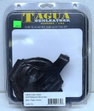 New Tagua...Black Right Hand Leather Ankle Holster for S&W Bodyguard .380 with Laser...