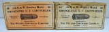 2 Vintage Full Boxes...Peters .44 S&W Russian Model Cartridges Ammunition...