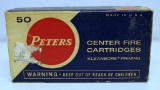 Full Vintage Box Peters .32 Short Colt Cartridges Ammunition...