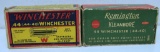 Partial Vintage Box of 45 Winchester .44-40 Winchester and Partial Vintage Box of 20 Remington