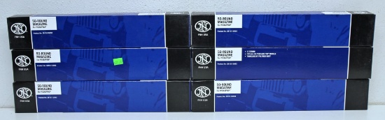 6 FN 50 Round Magazines for PS90/P90 5,7x28 mm Rifles, New in Box