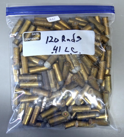 120 Mixed Rounds .41 Long Colt Cartridges Ammunition...