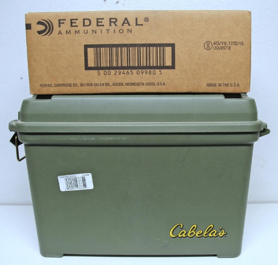 25 Boxes of 20 (500 Rounds) Federal American Eagle 5.65 mm (.223) 64 gr. Tactical Tracer Rounds