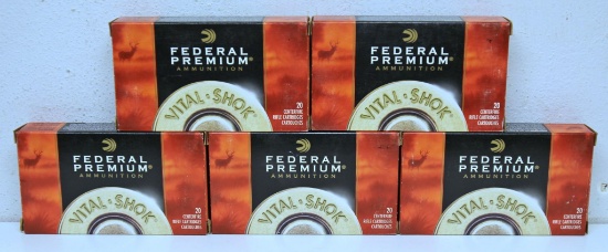 5 Full Boxes Federal Premium .308 Win. 150 gr. Barnes Triple-Shock Cartridges Ammunition...