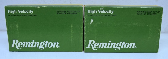 2 Full Boxes Remington .30-06 150 gr. PSP Cartridges Ammunition...