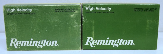 2 Full Boxes Remington .30-06 150 gr. PSP Cartridges Ammunition...