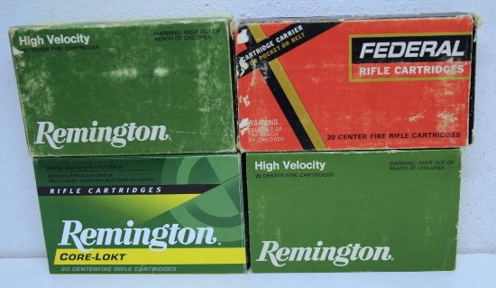 4 Full Boxes Mixed Rounds .30-06 Springfield Cartridges Ammunition...