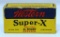 Full Vintage Box Western Super-X .22 Short Cartridges Ammunition with Western Cartridge Co.