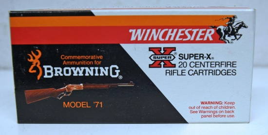 Full Box Winchester .348 Winchester 200 gr. SilverTip...Cartridges Commemorative Ammunition for