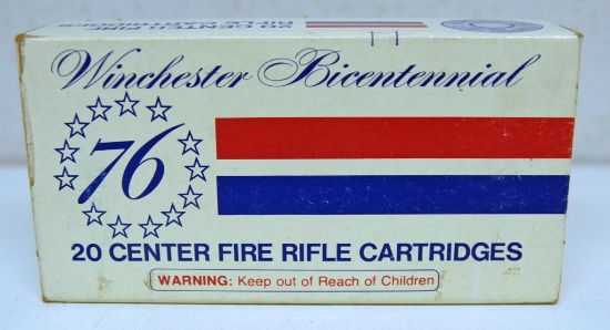 Full Box Winchester Bicentennial '76 .30-30 150 gr. SilverTip Commemorative Cartridges Ammunition...