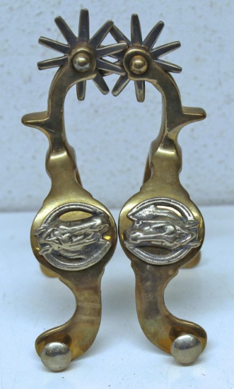 Hercules Bronze Horsehead Cowboy Spurs...