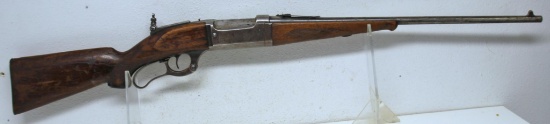 Savage Model 1899 .250-3000 Lever Action Rifle Lyman Peep Sight Checkered Wood Has Compass in Stock