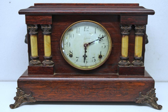 Seth Thomas Mantle Clock with Pendulum and Key...