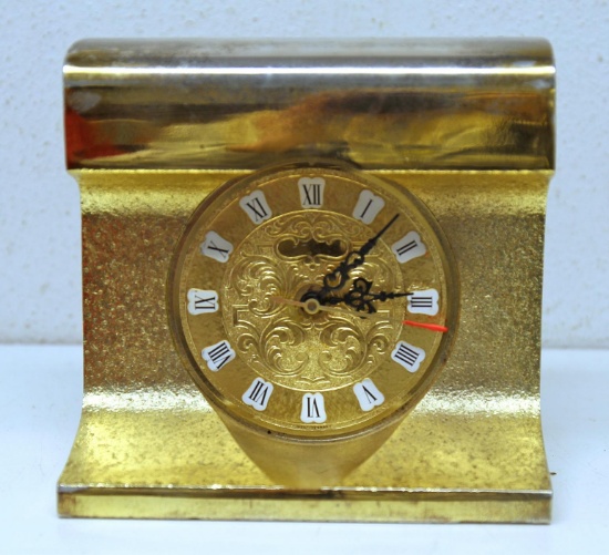 Railroad Rail Clock, 6" Tall by 6 1/4" Wide, Battery Operated, Weighs 18 Pounds...