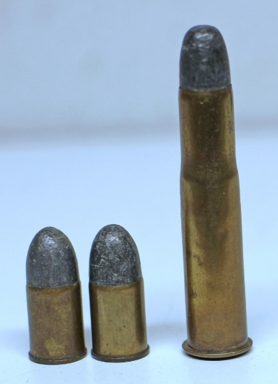 Two Eley .450 Revolver Cartridges and One United States Cartridge Co.....43 Spanish Collector