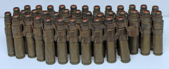37 Belted Rounds .50 Cal. Blank Cartridges Ammunition...