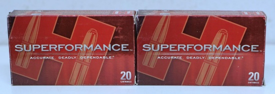 2 Full Boxes Hornady Superformance .300 Savage 150 gr. SST Cartridges Ammunition...
