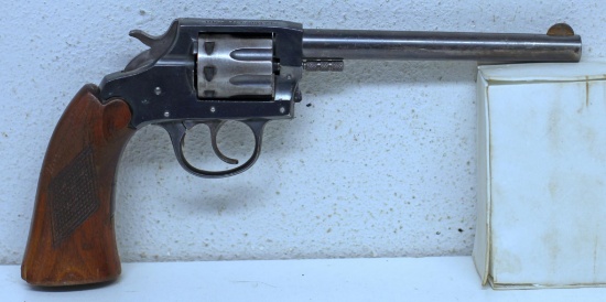 Iver Johnson Target Sealed 8 .22 LR Double Action Revolver Some Chipping at Bottom of Grip Leather