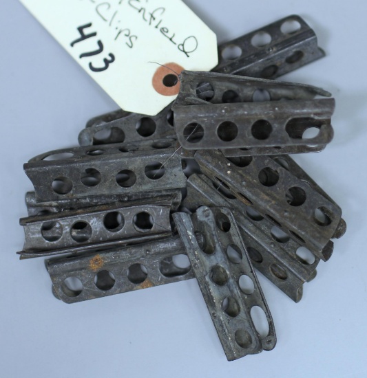 Twelve .303 British Enfield Stripper Clips...