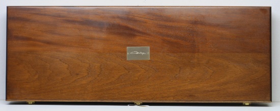 Empty Wooden Showcase for Winchester John Wayne Matched Set 1/3000 Lever Action Carbines, LOCAL