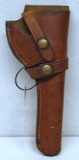 Bauer Bros. Leather Holster believed to be for Colt's Woodsman? Marked on Back H 18...