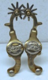 Hercules Bronze Horsehead Cowboy Spurs...