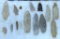 Native American Indian Arrowheads, Drills, Tools from Missouri in 12