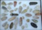 Native American Indian Arrowheads, Knives, Tools in 16