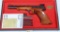 Belgium Browning Medalist .22 LR Semi-Auto Pistol, New in Original Presentation Box w/Accessories...