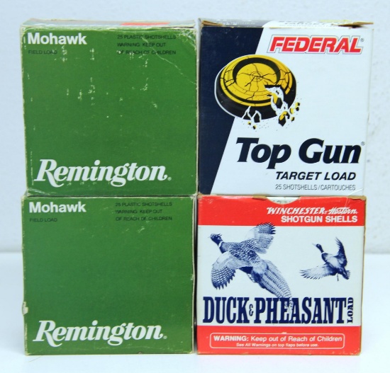 2 Full Boxes Remington 12 Ga. Mohawk Field Load 2 3/4" 6 Shot and Full Box Winchester Western Duck