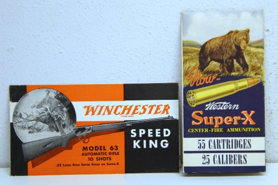 Old Winchester Pamphlet Winchester Model 63 Automatic Rifle and Western Super-X Ammunition Pamphlet.